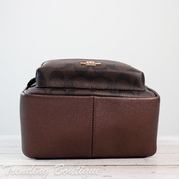 NWT Coach Mini Charlie Backpack with Leopard Print - Picture 9 of 12